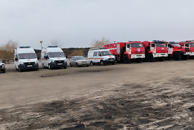 Спасатели пожарно-спасательного центра провели антитеррористические учения 